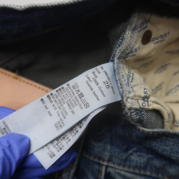 Moussy Vintage Womens Sayville Boys Jeans Mid Rise Straight Size 25 - Picture 9 of 13